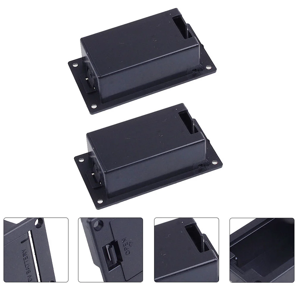 

2pcs Pickup Box 9V Guitar and Bass Active Pick Up Case Holder