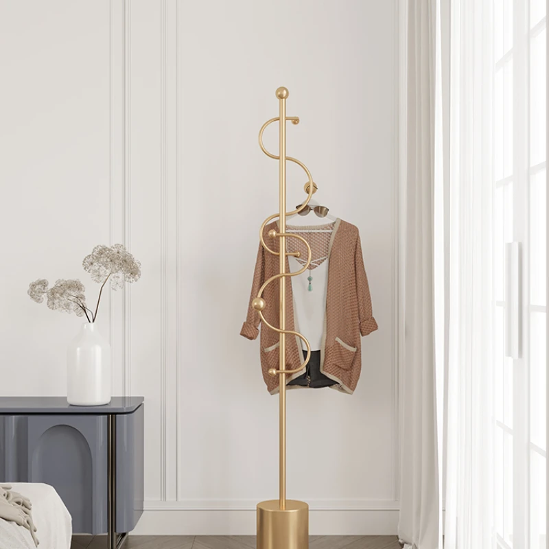 

Nordic luxury coat rack floor-to-floor bedroom door home living room hanger