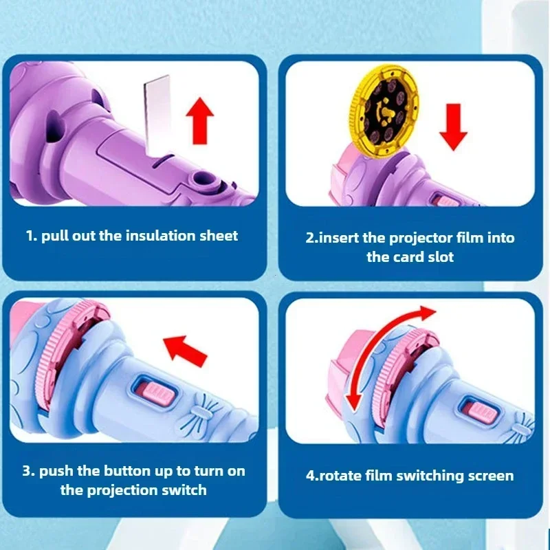 Cartoon Projector Flashlight Toy 2