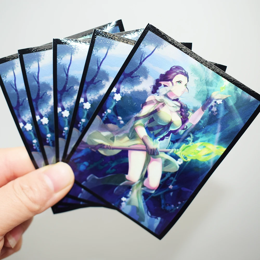 100PCS Card Sleeves Goddess Matte Board Games Ultimate OuterTrading Cards Protector Tarot Shield Magical Card Cover PKM 66x91MM