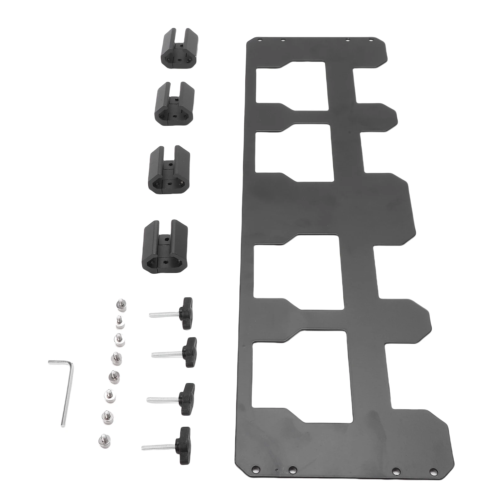 팩아웃 메탈 공구함 전면 정리함 수납 브래킷용 마운팅 플레이트 (크레이트 하프 풀 폭 수납 케이스용)