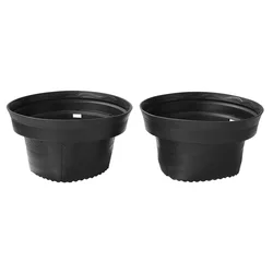 Dual Car Audio Speaker Protective Covers - 6.5in Shockproof Foldable Design (Black)