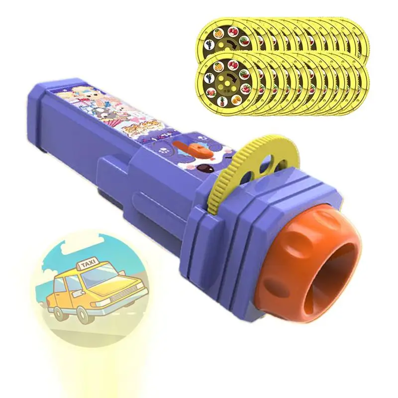 

Фонарик детский с мультяшным рисунком, проектор с подсветкой, учебные принадлежности для успокоения, история ночи, семейное взаимодействие