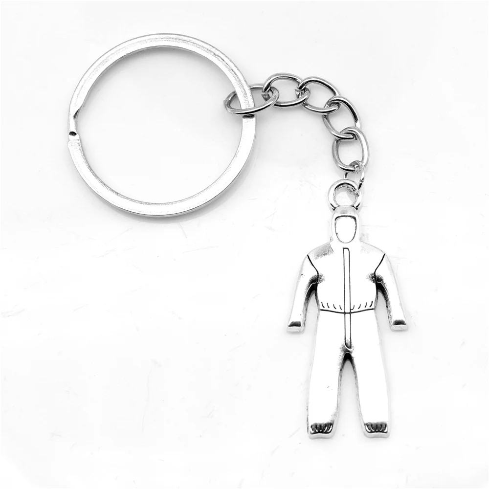 

1 Piece Protective Clothing Motorcycle Key Ring Women Jewelry 18x39mm