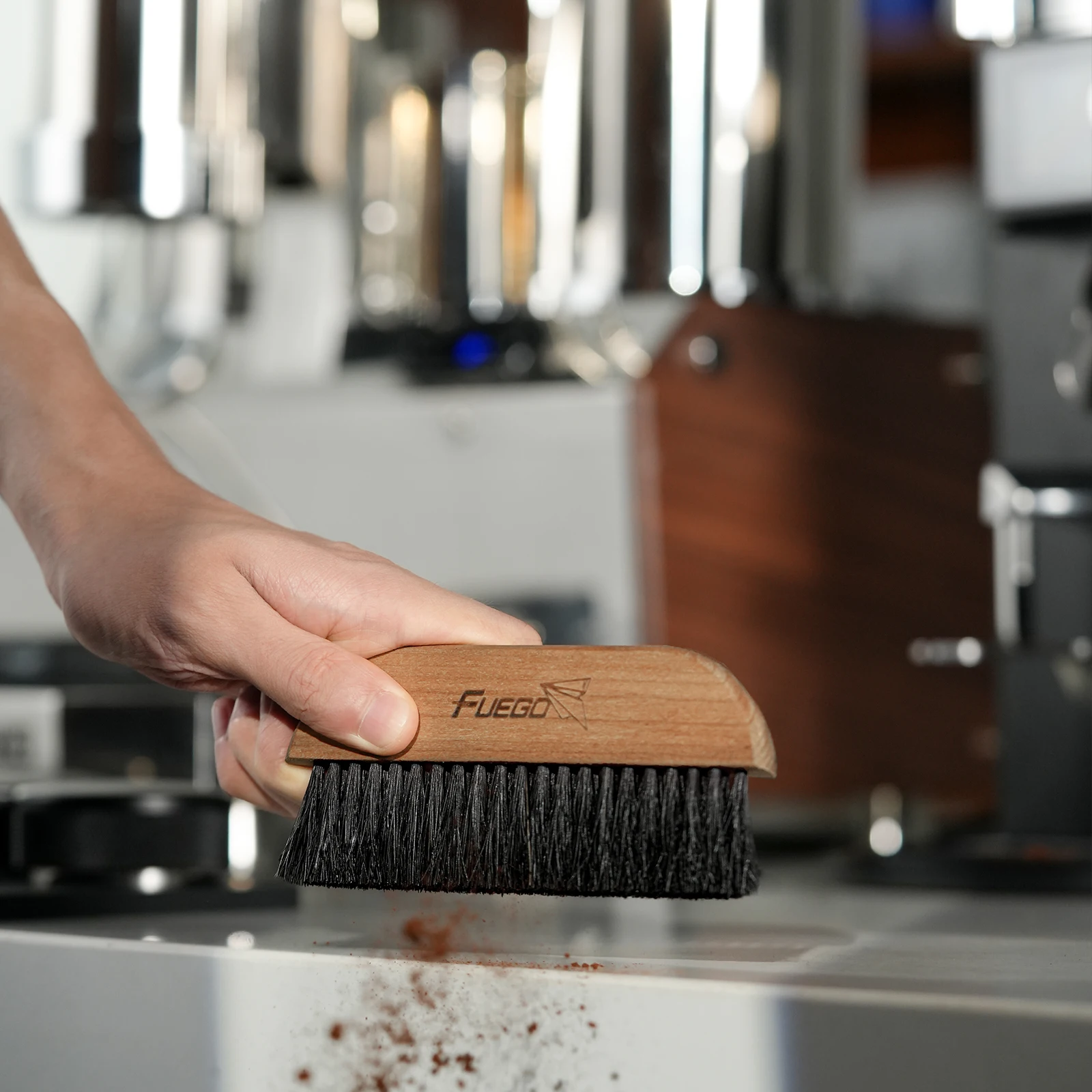 Fuego Cleaning Brush For Espresso Machine