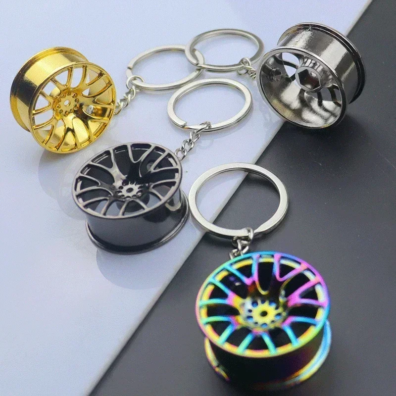 Creative Wheel Hub Brake Shock Absorber Car Pendant Auto Interior Rear View Mirror Decoration Dangle Trim Accessories