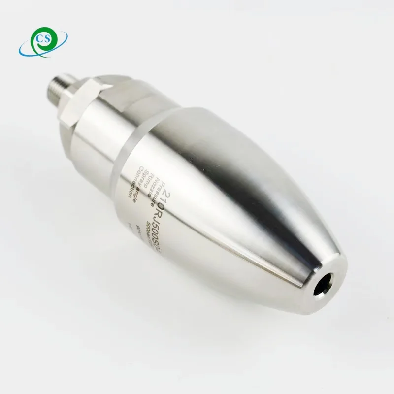 7250psi high pressure washer accessories rotating washing nozzle 500Bar Stainless Steel Ultrahigh Pressure Rotating Turbo Nozzle 3