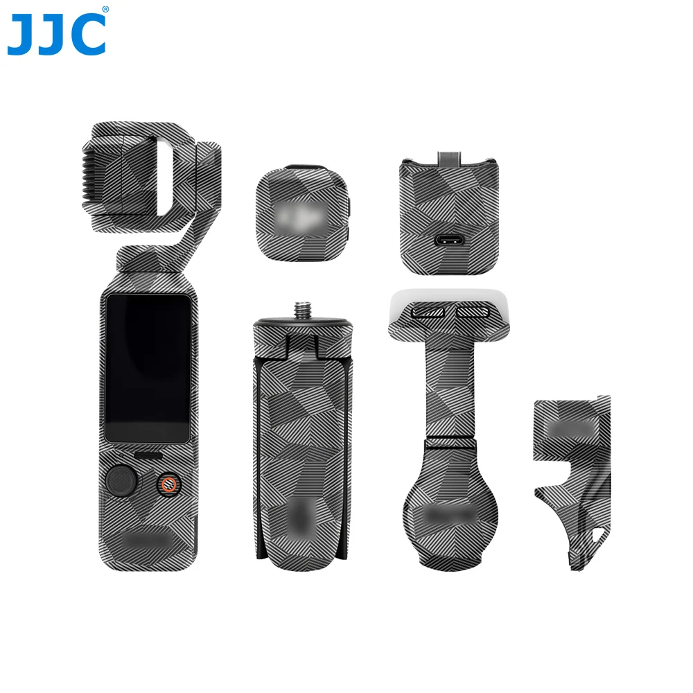 JJC 카메라 바디 스티커 보호 스킨 필름 키트 DJI 오즈모 포켓 4 스티커 스크래치 방지 포켓 4 카메라 액세서리 ?