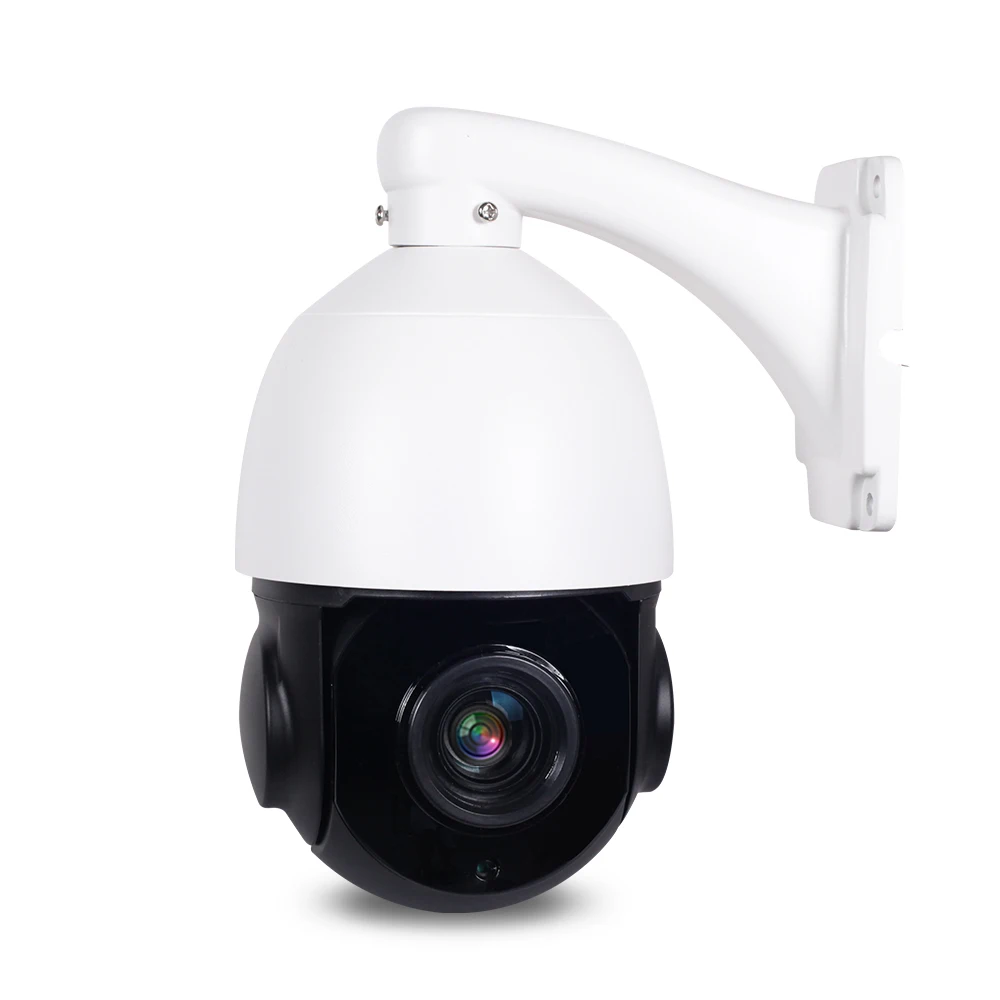 Two Way Audio PTZ Auto Tracking IP Camera 18X Zoom, 6mm~108mm Lens with 60M IR Distance 6PCS Array 42mil IR LED CMOS HD84F-AI