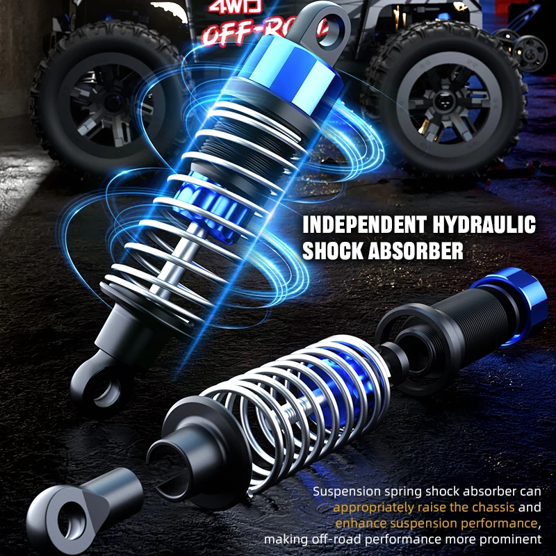 JJRC C8811 RC 4WD metal brushless high-speed remote control car 2.4G off-road monster truck children's remote control toy gifts 3