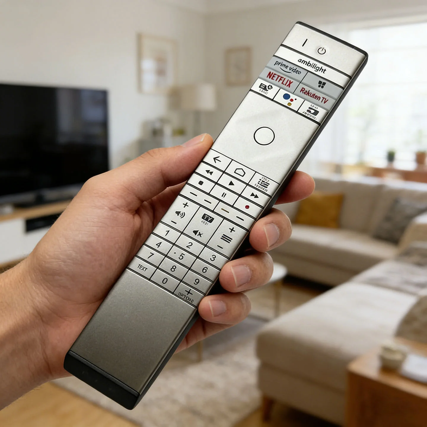 필립스 TV 55OLED856 65/75PML9506/12 48OLED806 55OLED936 OLED937 OLED807 55OLED806 65OLED9용 새로운 오리지널 음성 리모컨