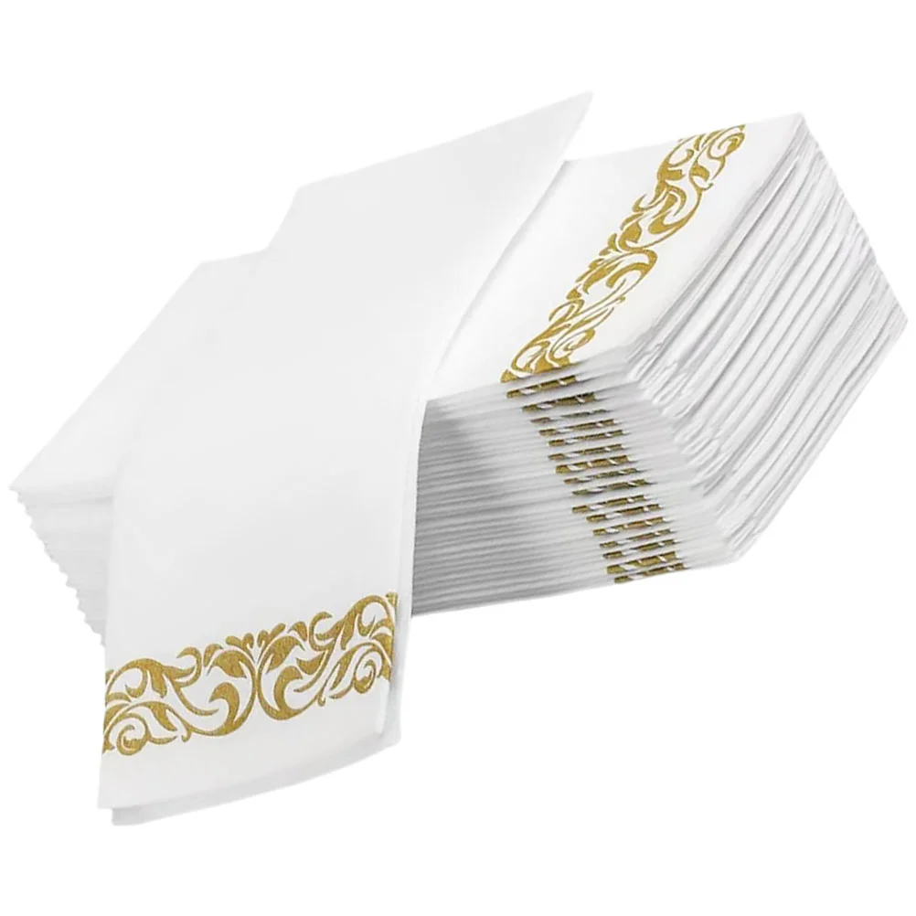 25 Pcs Paper Napkin Bridal Shower Napkins Wedding Decorations Guest Home Tissue Party Dining Table