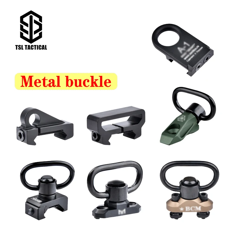 

Tactical AR15 Gun Rope buckle Sling Buckle Mount Strap Button Si LINK Angled BCM QD Quick Release For Mlok Keymod Picatinny Rail