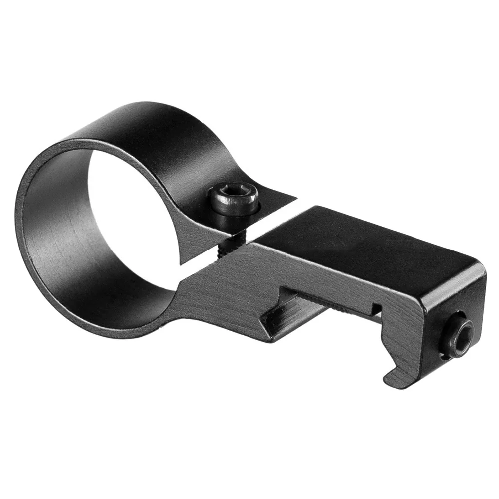 1pc Ultralight Picatinny Rail 90 Degree Offset Side 1" Ring Mount Adapter Tube 20mm 7/8" For Flashlight Hunting tactical flashlight rail