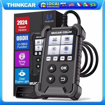 MUCAR CDL20 2024 OBD2 Scanner Full System Scan Tool Check Engine Light Diagnostic Tools Smog Test Automotive Code Reader 1