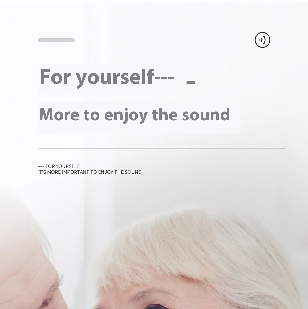 Rechargeable Hearing Aid Digital Sound Amplifier Audifonos Adjustable Portable H
