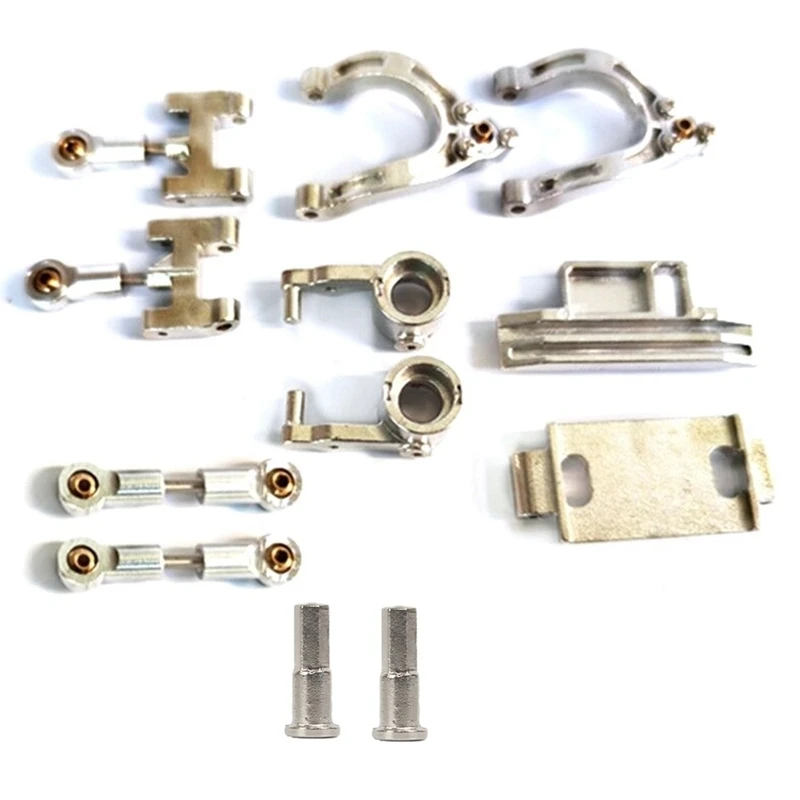 

D12 верхний нижний поворотный кронштейн рулевой Кубок шарнир шестигранный адаптер Аксессуары Набор для WPL D12 Радиоуправляемая машинка