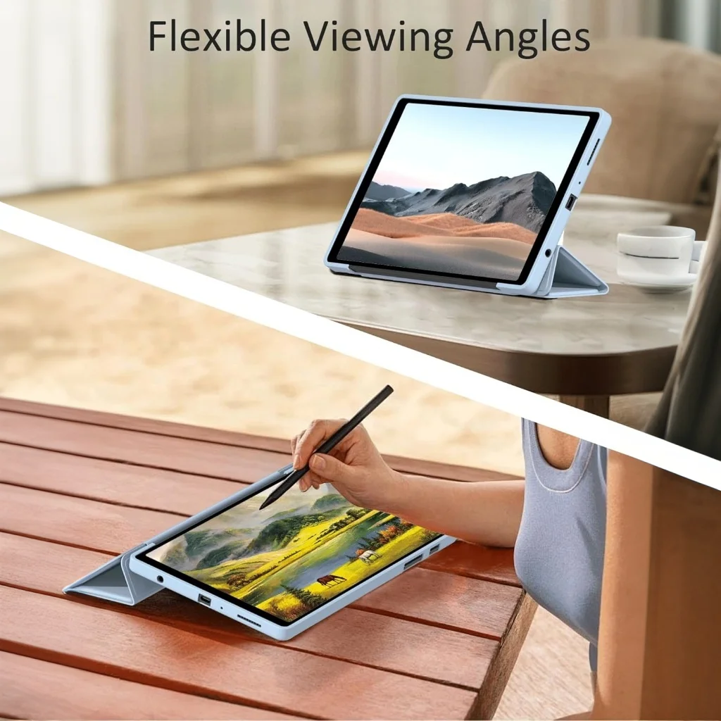 Magnetic Stand Flip Smart Cover with Soft Silicone Back Shell