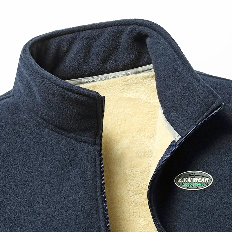 Winter Men's Large Size Jackets Coat Thicken Warm Husband Polar Fleece Outerwear Male Plus Big 8xl 7xl Hooded Windbreaker Male 2