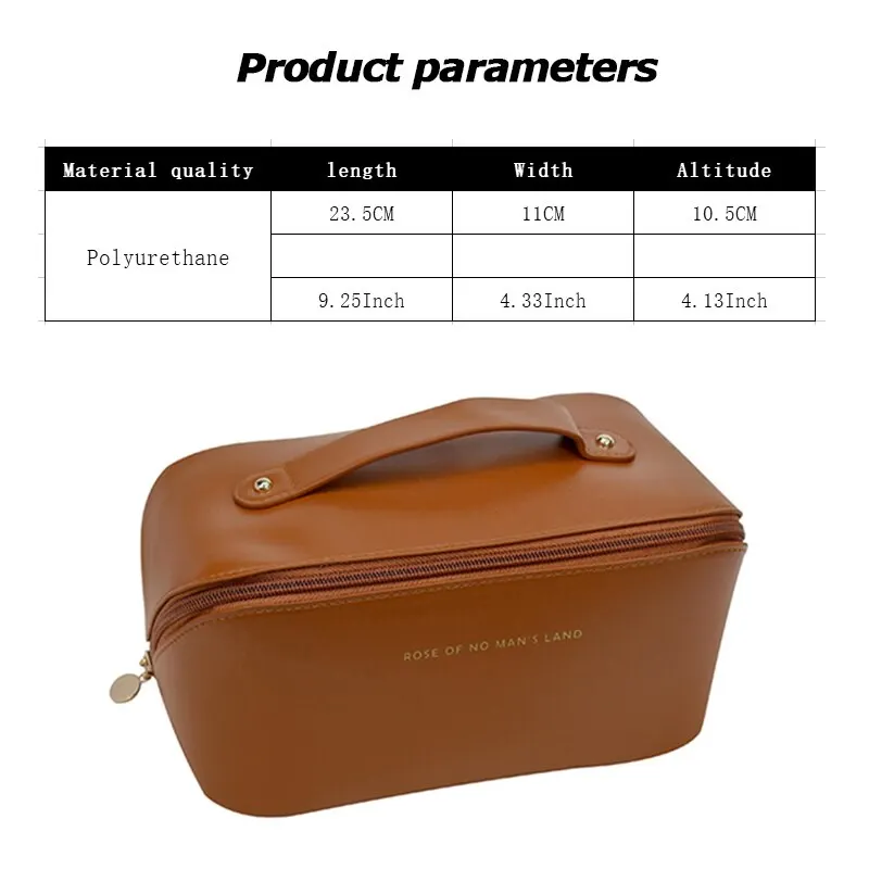 Portable Makeup Bag Cosmetic Bag Toiletries Organizer Female Storage Makeup Cases