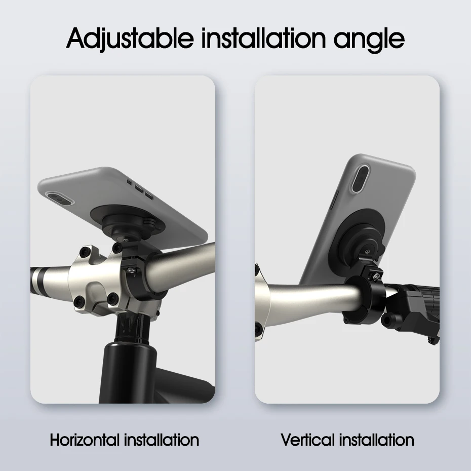 Aluminium Fahrrad Telefon Halter Universal Fahrrad Motorrad Lenker Handy Halterung Clip MTB Ständer Schnell Befestigen/Lösen Halterung – Detail 13