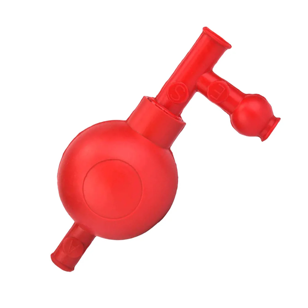 

Automatic Quantitative Suction Ball Silicone Straw Pressure Pipette Filler Rubber 3 Valves
