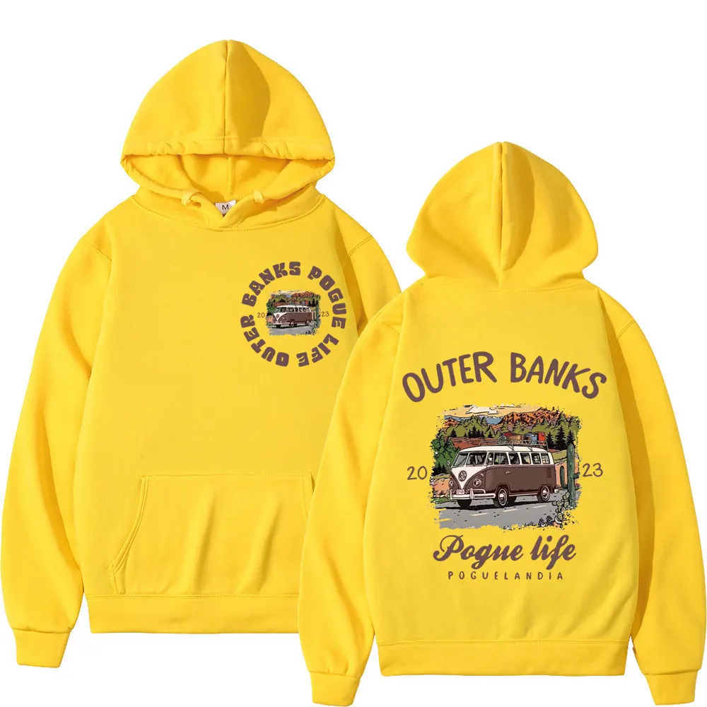 

Pogue Life Paradise on Earth Print Pullover American TV Series Hoodies Men Women Street Fashion Oversized Hoodie y2k Clothing