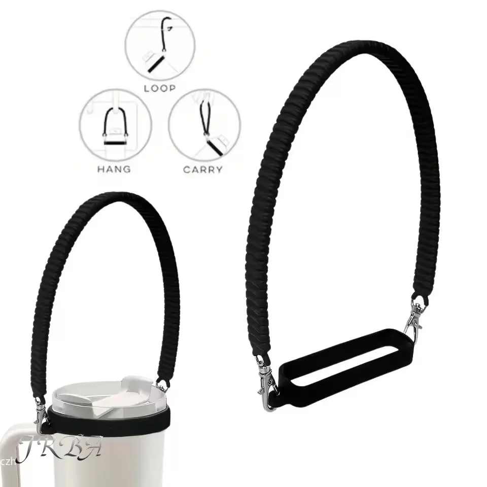 Silicone Water Bottle Sling Carrier with Strap - Soft and Durable Holder