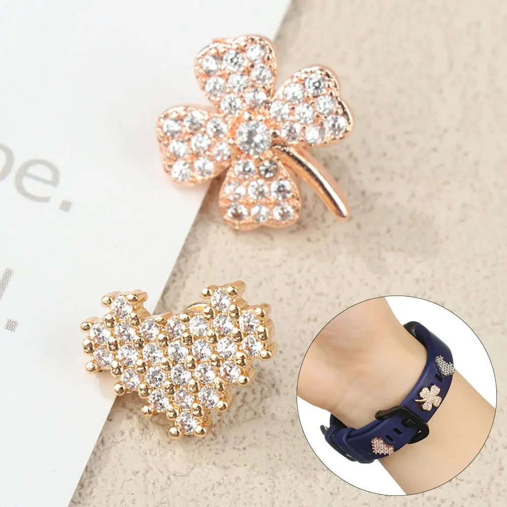 Metal Decorative Ring Diamond Ornament for Smart Watch