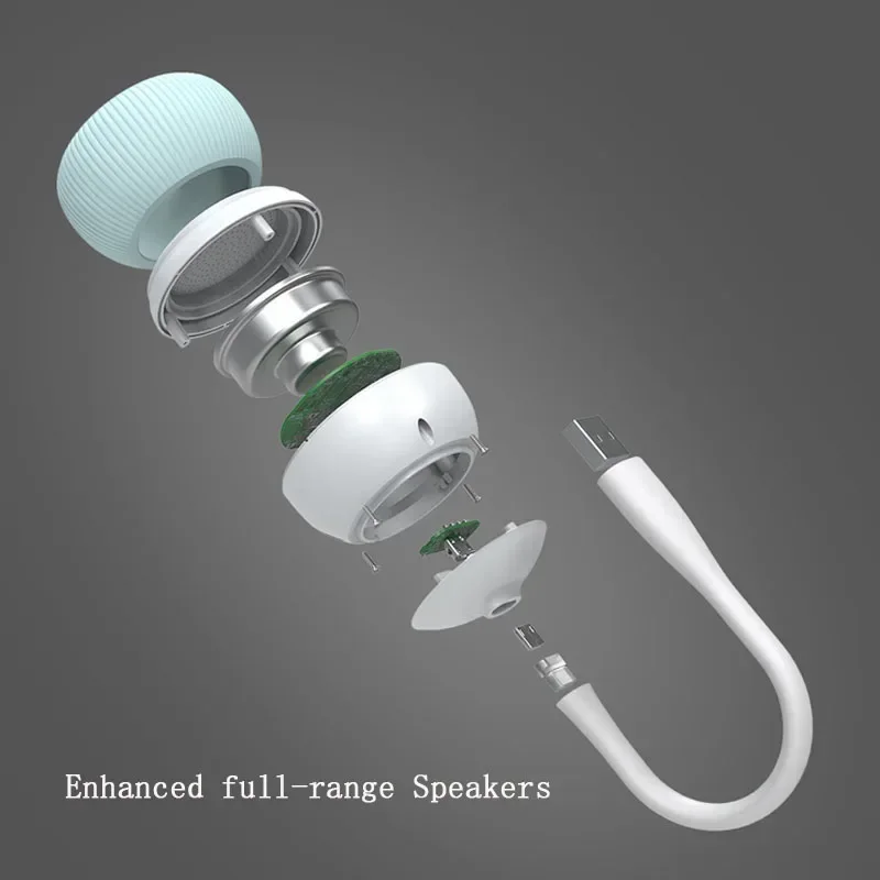 미니 USB 컴퓨터 스피커 HIFI 서브우퍼 오디오 스피커 USB 전원 공급 음악 증폭기 노트북 컴퓨터용 라우드스피커