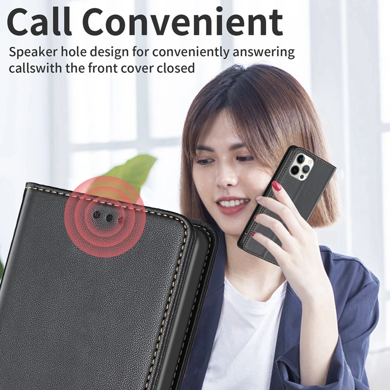 Luxury Leather Flip Magnetic Phone Case - Premium Protective Cover