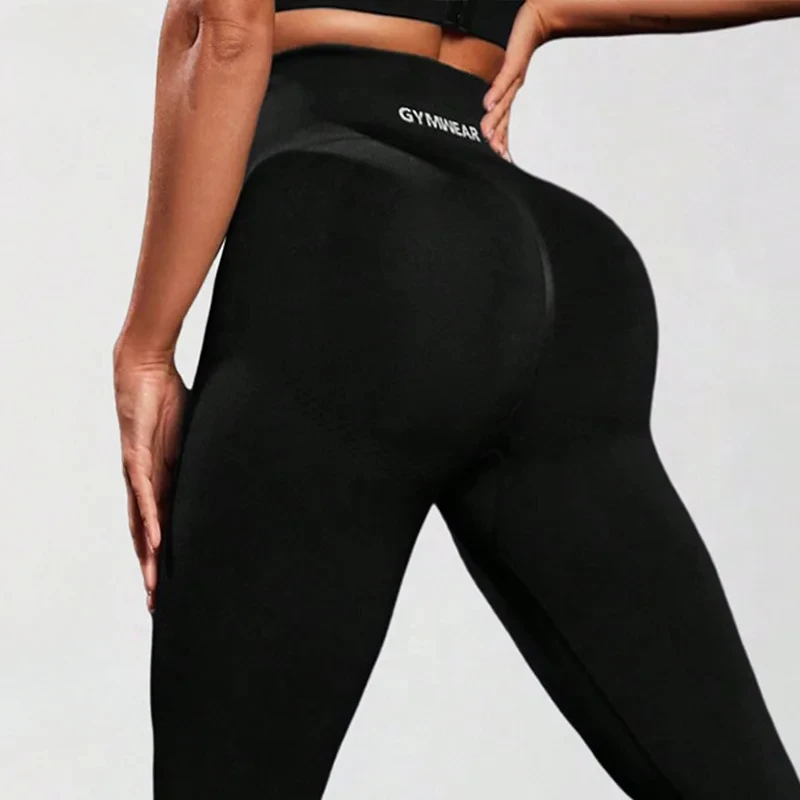 

Seamless High Waist Fitness Workout Yoga Pants Gym Clothes for Women Sports and Tights Exercise Peach Hip Yoga Knitted Leggings