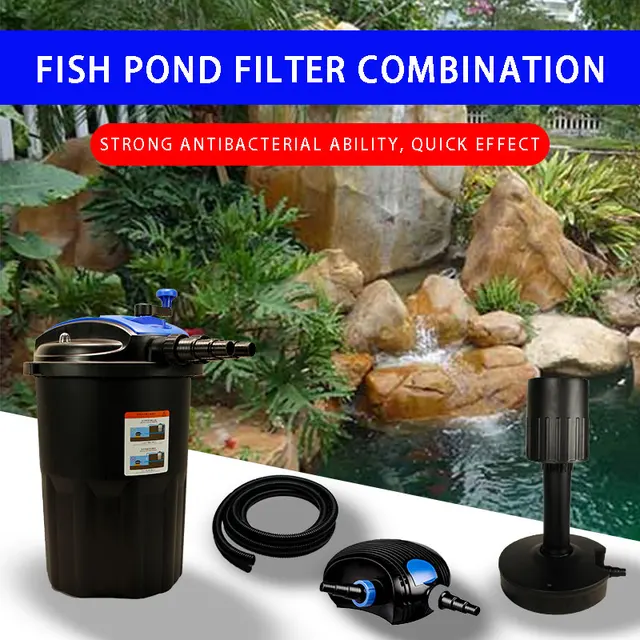 Landscape Pool Fish Pond Filter Water Circulation System