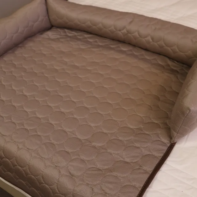 Summer Solid Color Ice Silk Pet Cooling Pad Breathable and Cooling Mat for Cats & Dogs Chill Pet Bed for Hot Weather 5