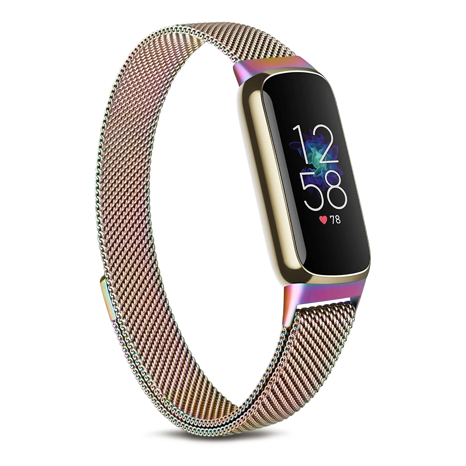 Fitbit Luxe Metal Magnetic Sport Strap Bracelet Replacement