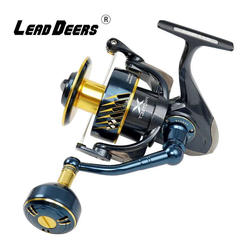 100% Япония Сделано Leaddeers SW4000- SW14000 спиннинговая Катушка спиннинговая катушка 11BB катушка из сплава 35kgs drag power