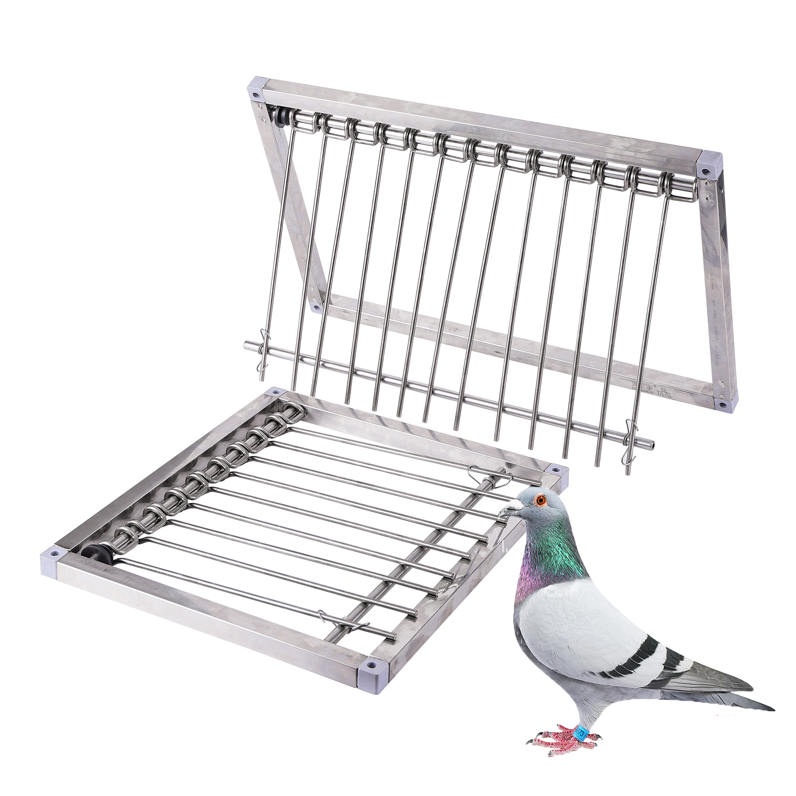 Pigeon Door Wire Bars Telaio Ingresso Intrappolamento Porte Forniture Porta Per Uccelli Barra Di Ferro Active Bird Cage Door Iron Bar Ingresso Per Pic