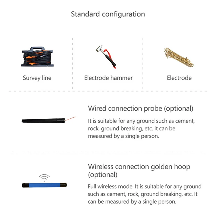 ADMT-100KG-X Fast 10M 20M 50M 100M 3D Touch Screen Archaeology Buried Gold Metal