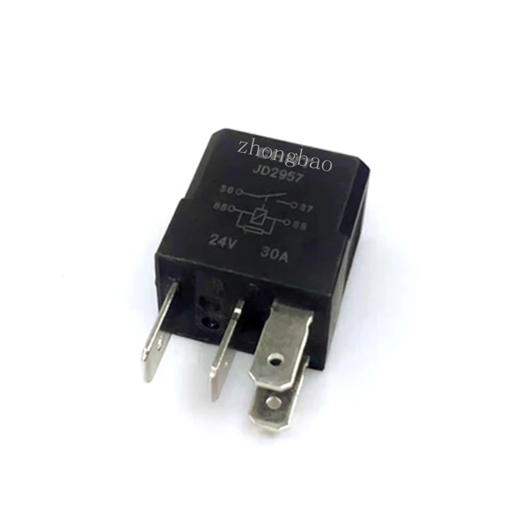 

HOT NEW relay JD2957 24VDC DC24V 24V 30A 4PIN auto relay