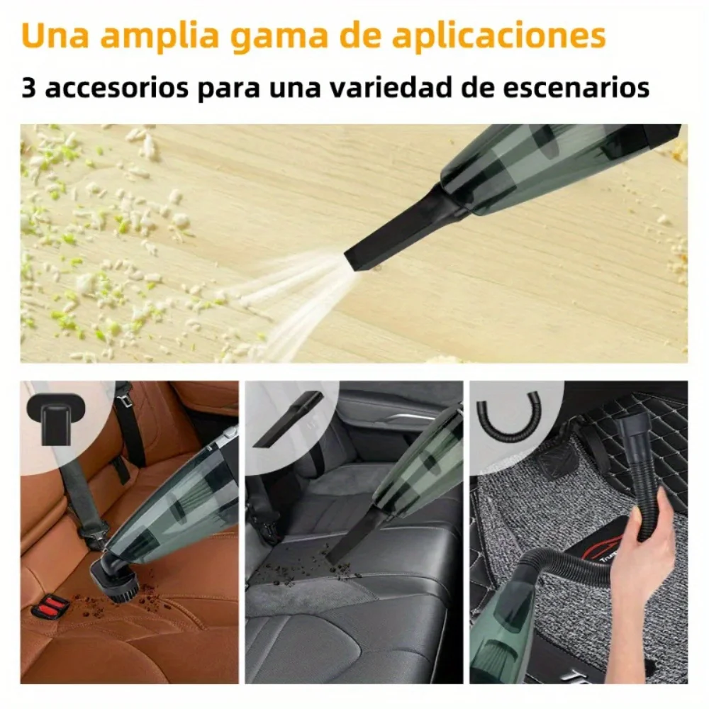 Handheld Vacuum Cleaner 12V Handheld Car Vacuum Cleaner With Strong Suction Power Portable Mini Car Cleaner