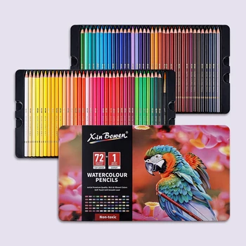 12/24/36/72 Matite acquerellabili premium con pigmenti idrosolubili per studenti, disegno, schizzi, pittura, forniture artistiche