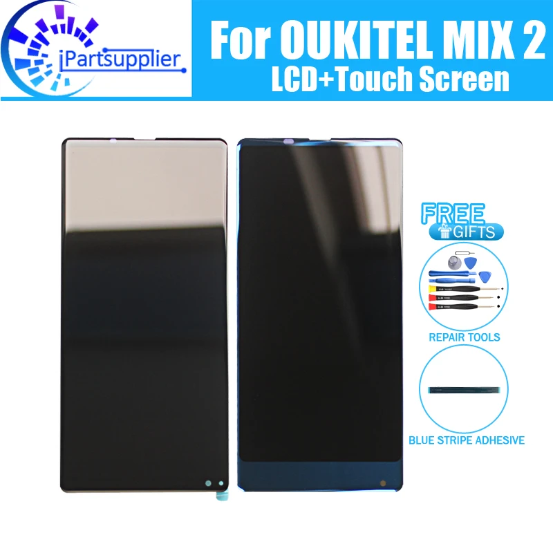 

5.99 inch OUKITEL MIX 2 LCD Display+Touch Screen 100% Original Tested LCD Digitizer Glass Panel Replacement For OUKITEL MIX 2