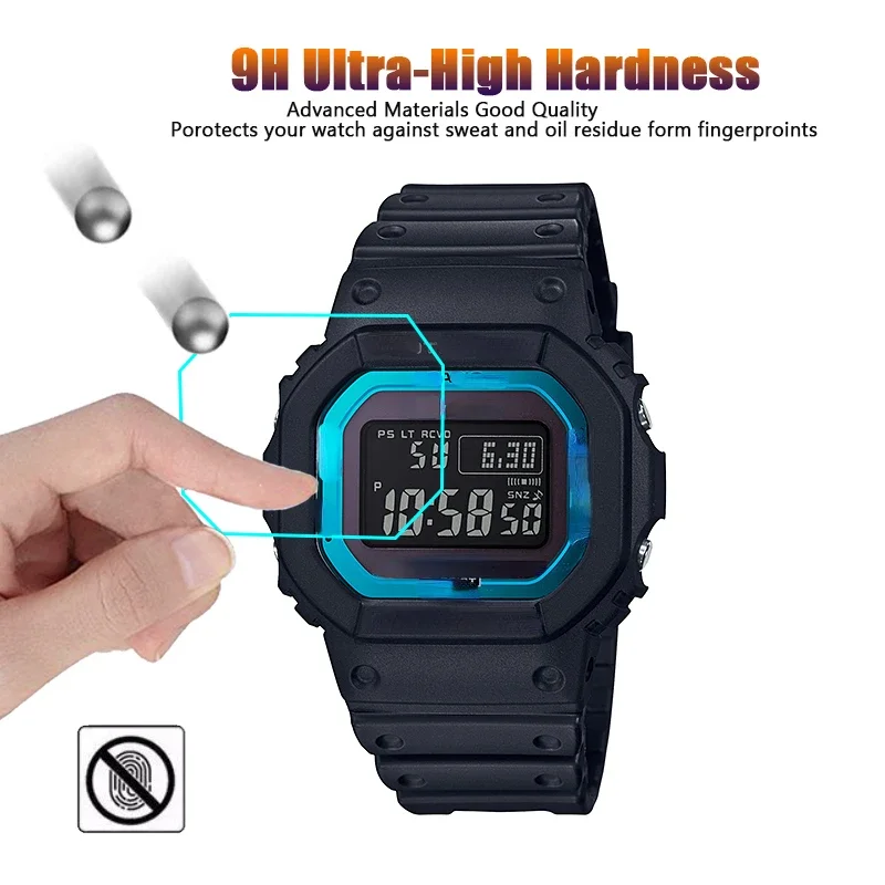Premium Tempered Glass Screen Protectors for Casio G Shock - 2 Pack