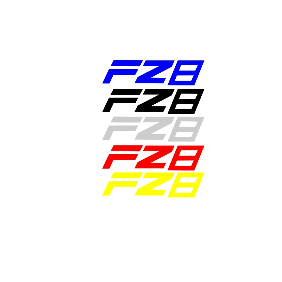 

A pair General Purpose Motorcycle Waterproof Reflective sticker Waterbird modification for YAMAHA FZ8 FZ 8