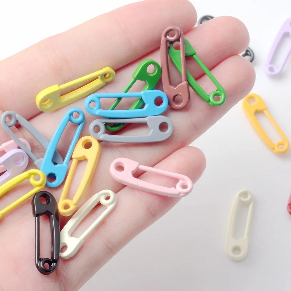 镭射银 临江仙 4cm×5m 100cm/loop Colorful Zinc Alloy Charms Pendant with Enamel Painted Paper Clip