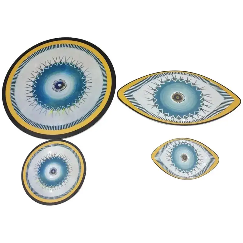 

Turkish Blue Eyes Amulet Lucky Pendant Wall Protection Hangings Decoration Ornament Garden Home Decorations Lucky Gifts