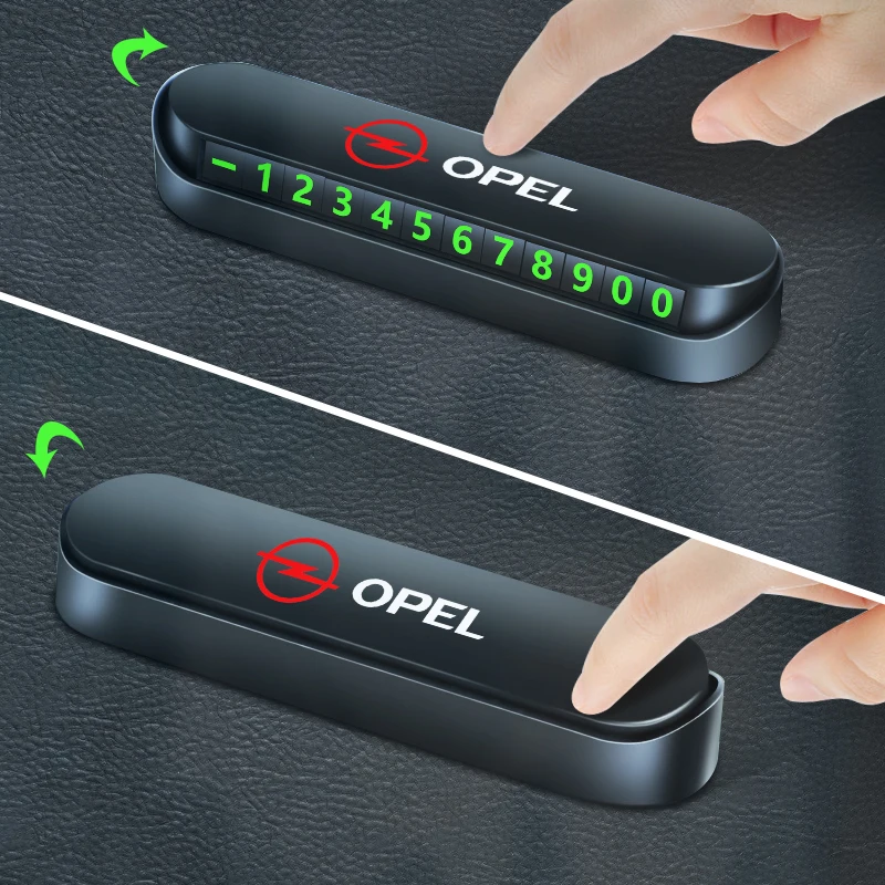 cart-o-de-estacionamento-tempor-rio-para-carro-n-mero-de-telefone-opel