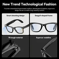AI Smart Video Glasses with Camera and Photo Capabilities, featuring an 8MP camera, 1080P HD video recording, 4K resolution, - Image 3