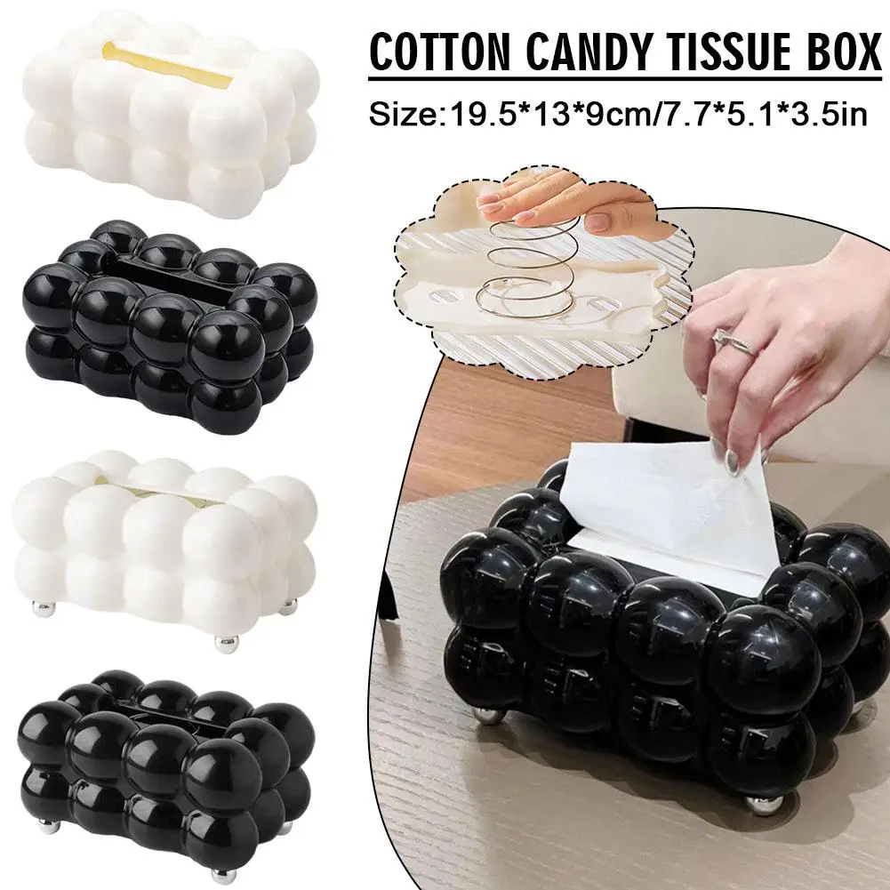 Bubble Shape Tissue Box Holder Living Room Tissue Case Cover Toilet Paper Dispenser Case Kitchen Napkin Holder Handkerchief Box 2