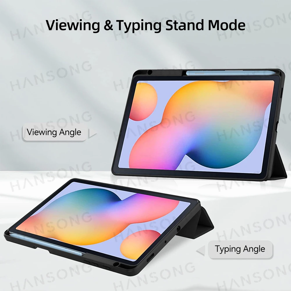 Capa do Tablet com Auto Wake up e Dormir Capa para Samsung Tab s6 Lite Sm-p610 P613 P615 P619 104 Polegadas - Imagem 5